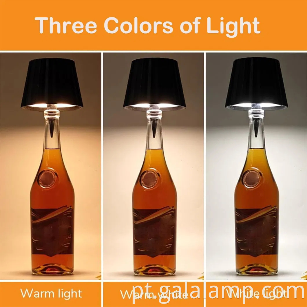 Modern Premium Touch Control Led Led Wine Bottle Stopper Lamp